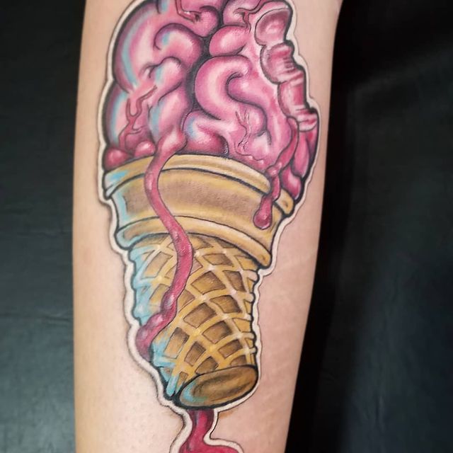 Brains Ice Cream Cone